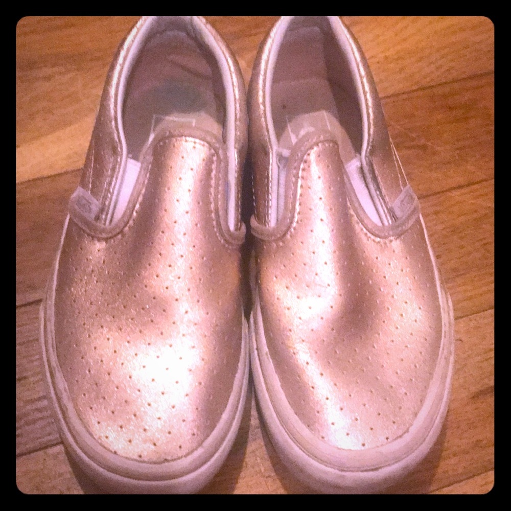 Rose gold Girl Vans